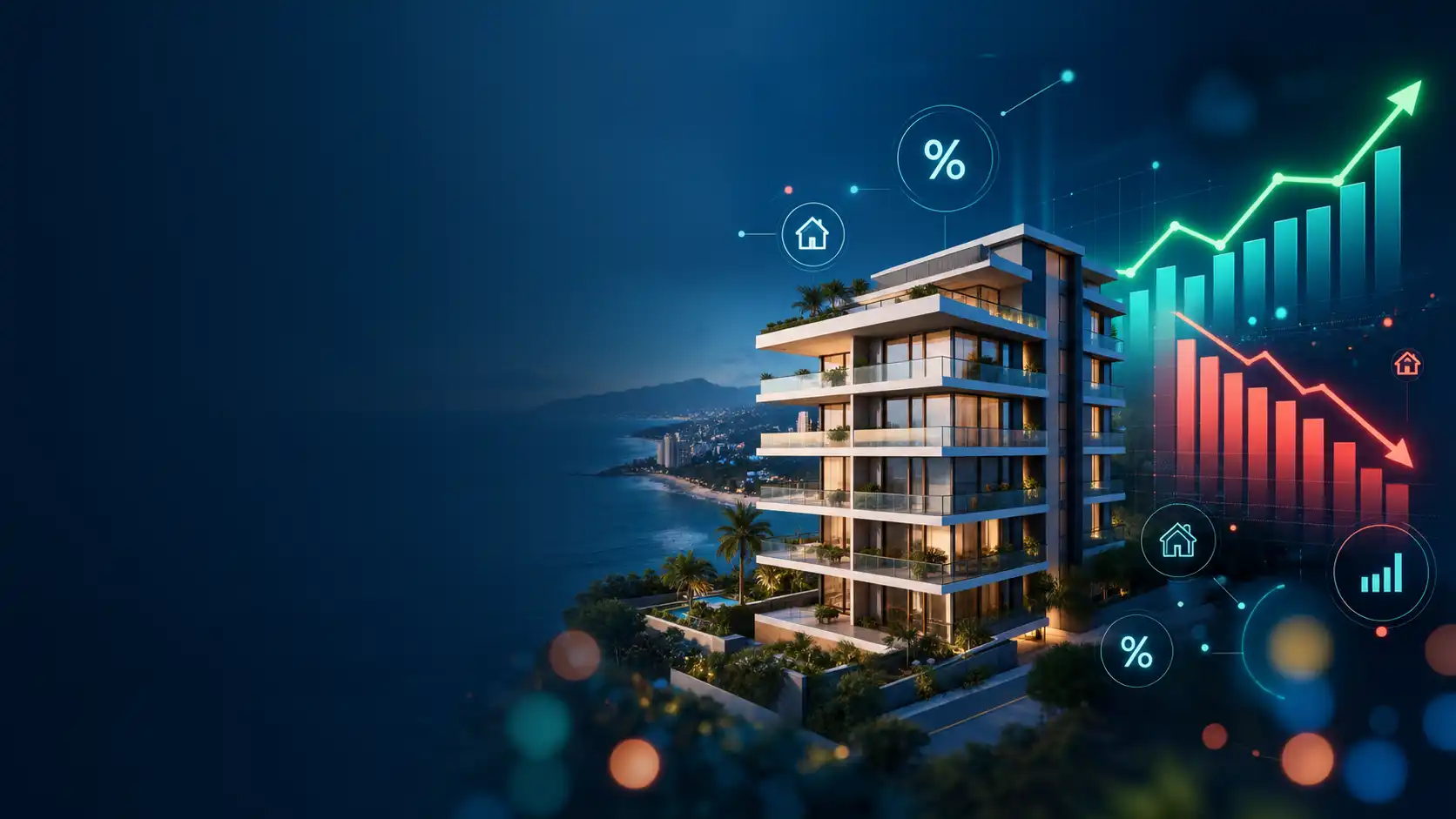 Gráfico de análisis del mercado de condominios Agosto 2026