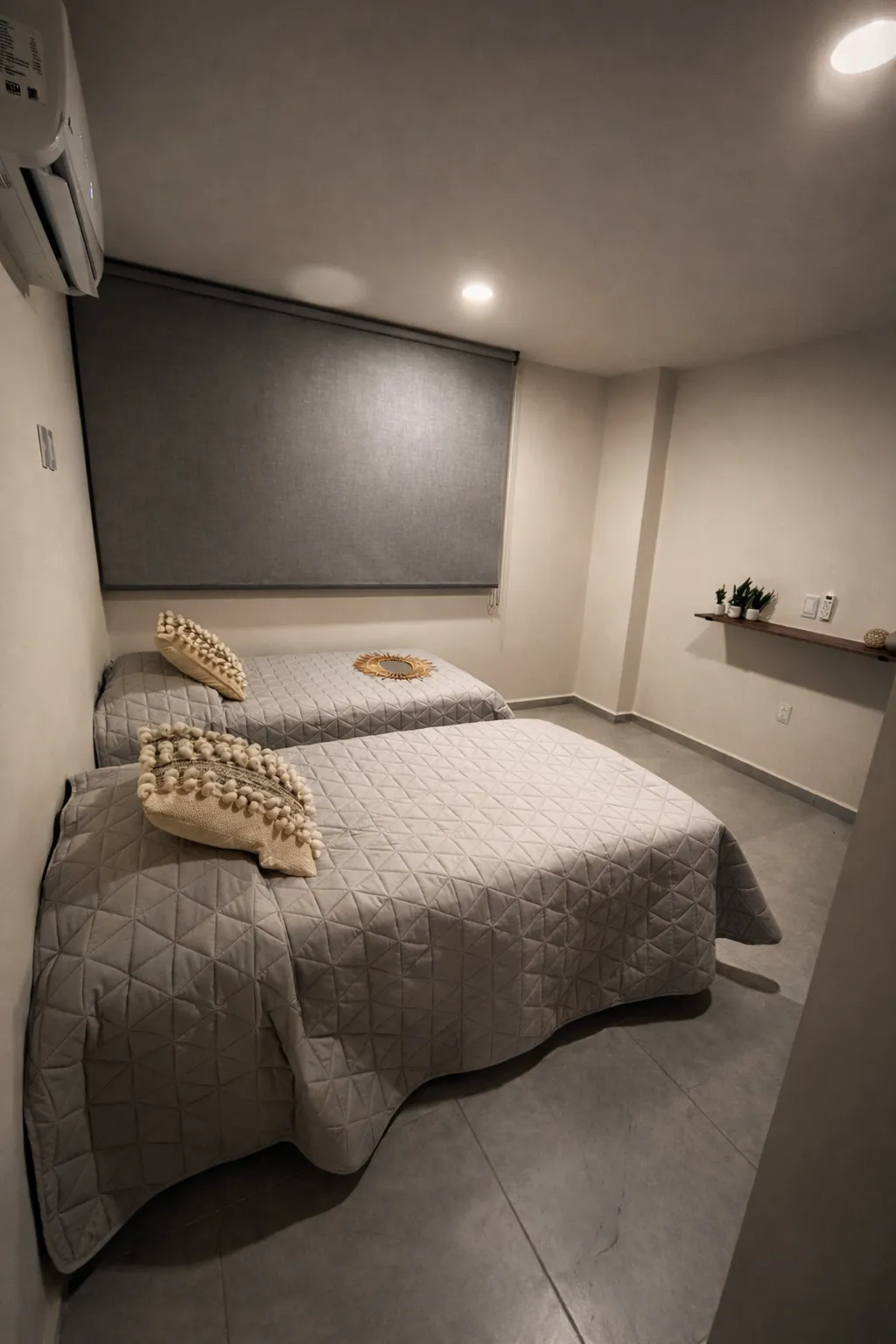 recamara con par de camas individuales