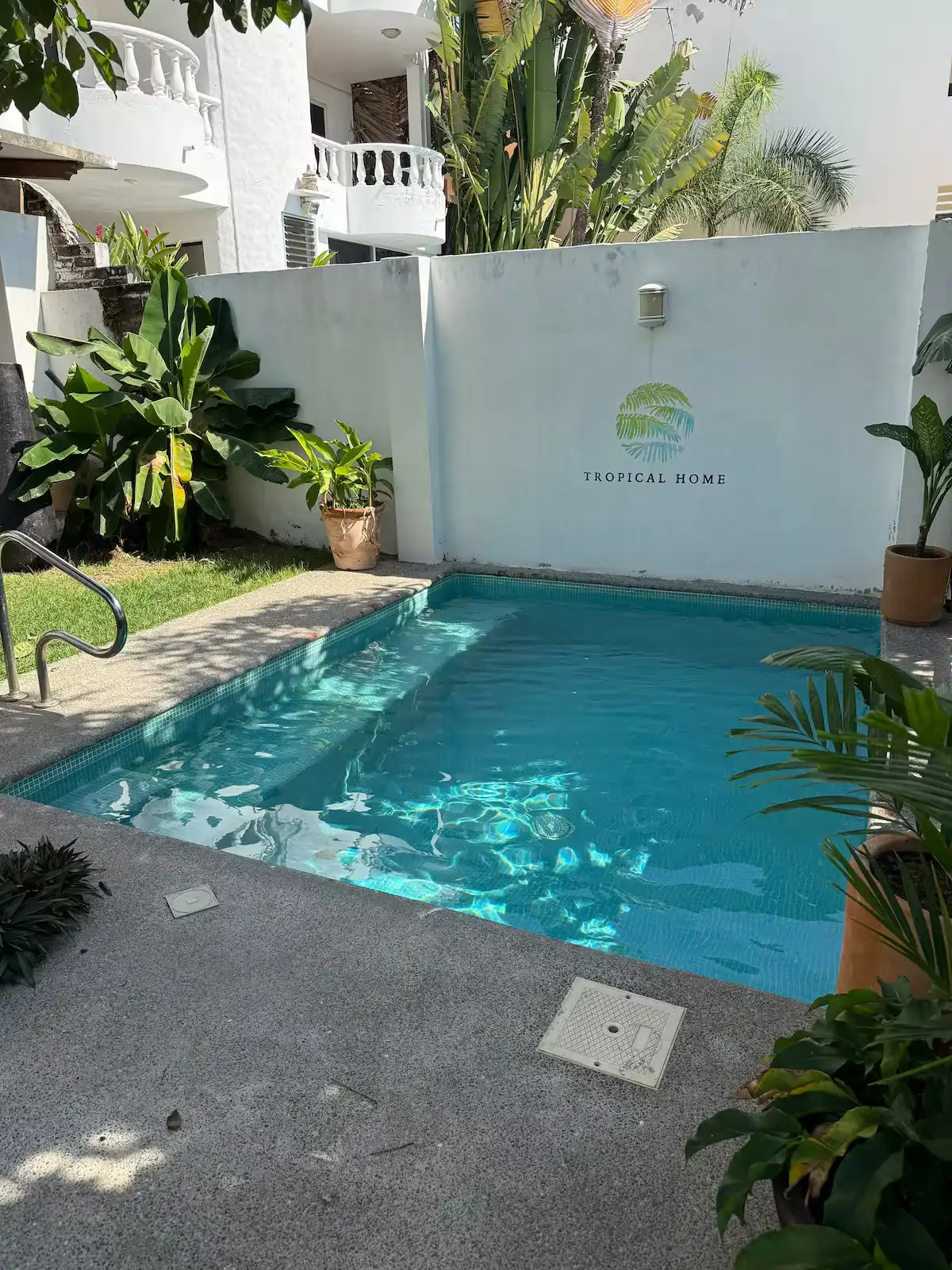 Fotografía 12 de departamento Casa Tropical 2 en Bucerías | Estancia con Alberca y Wifi