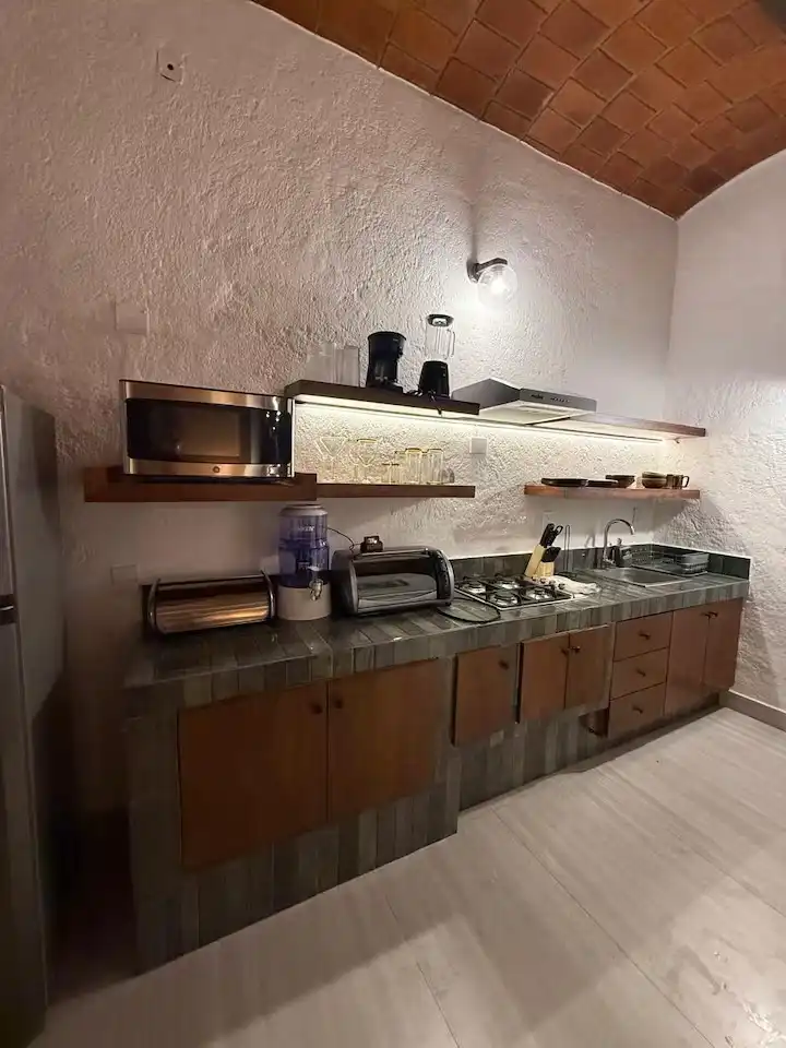 Fotografía 9 de departamento Casa Tropical 2 en Bucerías | Estancia con Alberca y Wifi